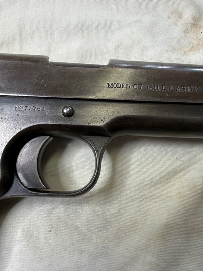 Early 1914 pre ww1 US Army Colt 1911 - Image 5 of 15