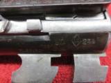 Halger 12ga. 28 inch barrels. Dolls head. English stock, double triggers - 3 of 12