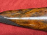 Halger 12ga. 28 inch barrels. Dolls head. English stock, double triggers - 5 of 12