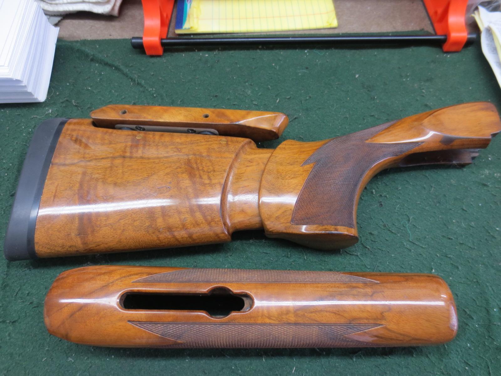 Perazzi MX8 Stock Lock system Butt stock and matching forend wood. For