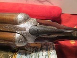 Charles Boswell 12ga, 2 barrel set, Damascus and Steel. cased. Matching serial numbers and identical London location, ejectors. - 11 of 13