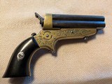 Rare Engraved L. Ghaye Sharps 30. CA Pepperbox