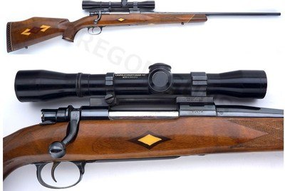 Weatherby Mark V Deluxe Early South Gate Bolt Action Rifle .300 Wby Magnum Exc Cond W/Leupold