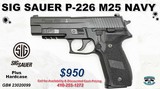 Sig Sauer P226 M25 Navy 9mm - 1 of 9