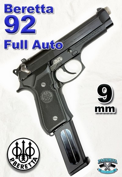 Beretta 92 Full Auto 9x19