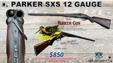 Parker SXS Shotgun 12 Gauge Made in 1900 - 1 of 19