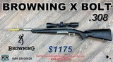 Browning X-Bolt 308 with 22