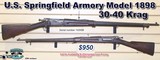 U.S. Springfield
Armory Model 1898 30-40 Krag - 1 of 15