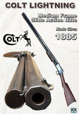 Colt Lightning Medium Frame Slide Action Rifle - Made Circa 1885 - 1 of 14