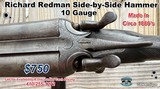 Richard Redman Side-by-Side Hammer 10 Gauge - 1 of 20