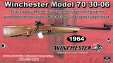 Winchester Model 70 30-06 with Redfield International Match sights and Correct Target Stock