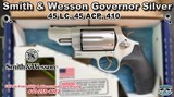 Smith & Wesson Governor Silver 45 LC, 45 ACP, 410