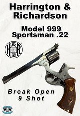 Harrington & Richardson Model 999 Sportsman .22 - 1 of 11