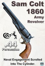 Sam Colt 1860 Army Revolver .44 Percussion