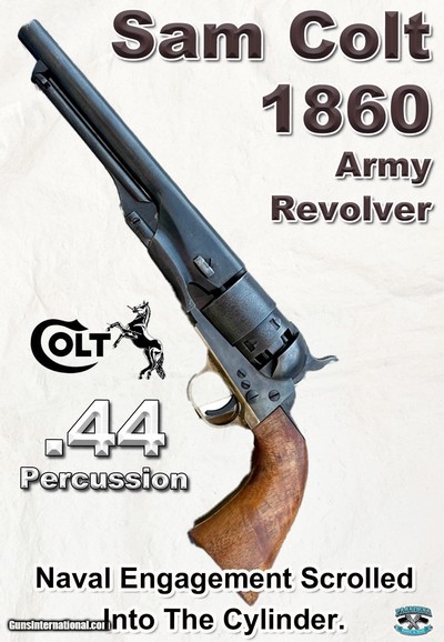 Sam Colt 1860 Army Revolver .44 Percussion