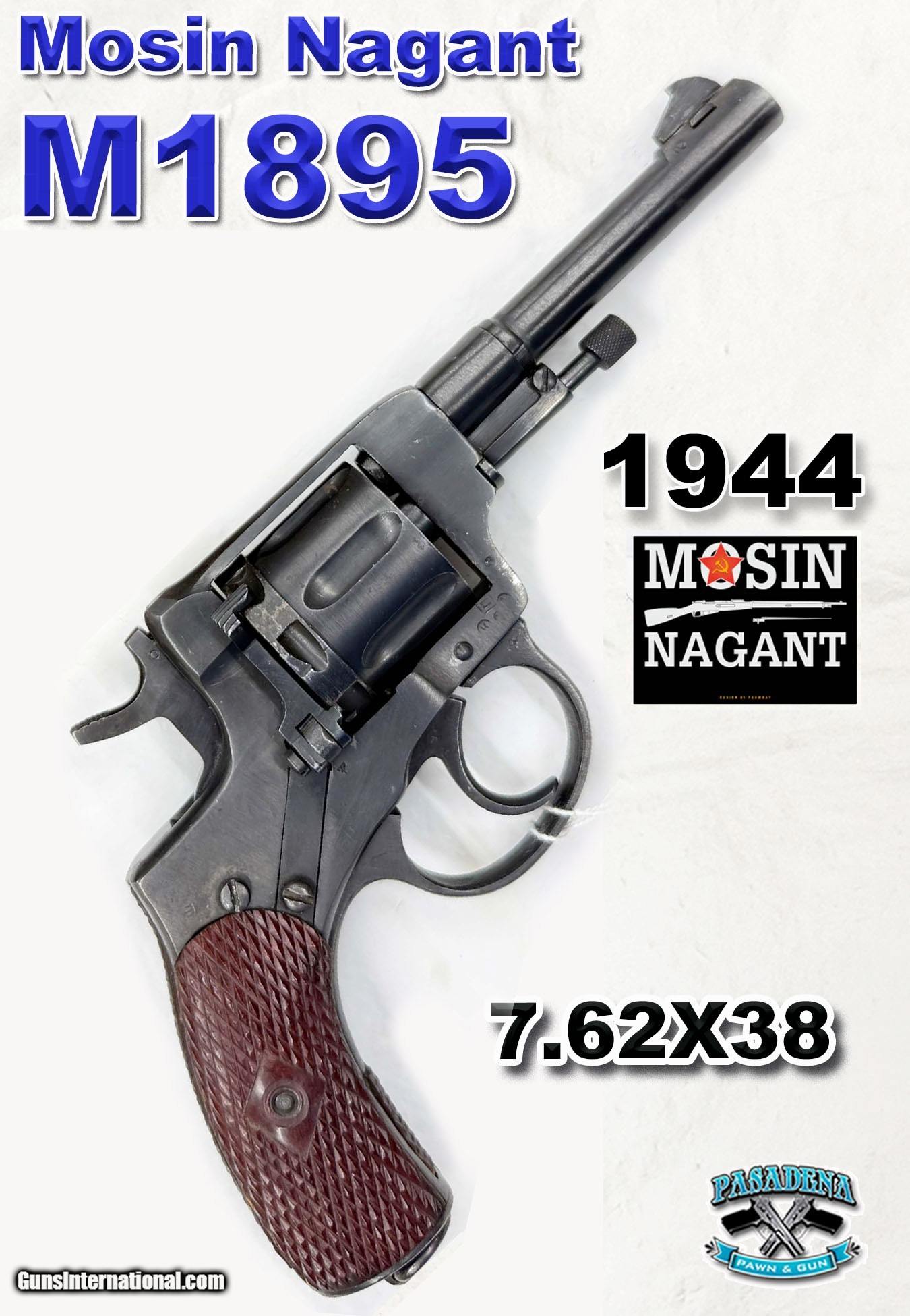Mosin Nagant M1895 7.62X38 Revolver