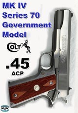 Colt 1911 MK IV Series 70 Govt. .45 - 1 of 12