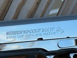 Colt Series 80 MK IV Gold Cup National Match .45 Auto - 7 of 12