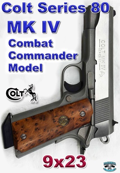 Colt MK IV Series 80 Combat Commander Model 9X23