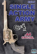 Colt Single Action Army Polished Nickel .44 Special 3rd Generation