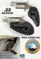 North American Arms NAA-22MS-HG .22 Magnum - 1 of 12