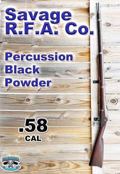 Savage R.F.A. Co. 58 cal Percussion Black Powder