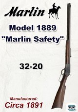 Marlin Fire ArmsCo. Model 1889 
