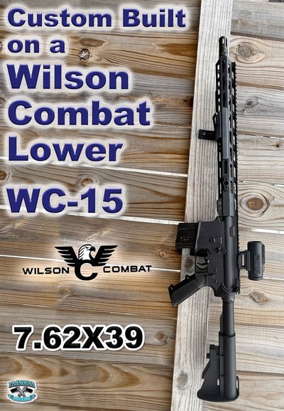 Custom Built on a Wilson Combat Lower WC-157.62x39 - Image 1 of 9