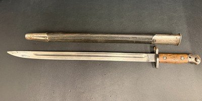 British Pattern 1907 Bayonet – Wilkinson – September 1917 – Original Scabbard - Image 1 of 6