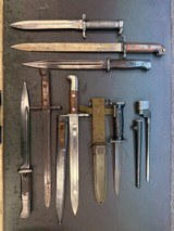 Variety of Military Bayonets
