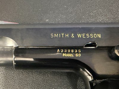 SMITH & WESSON MODEL 59 9MM - Image 3 of 7