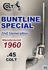COLT 2nd Generation BUNTLINE SPECIAL .45 COLT - Image 1 of 16
