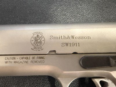 Smith & Wesson SW1911 Stainless .45 ACP - Image 9 of 13