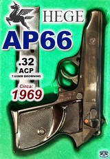 HEGE AP66 .32 ACP (7.65mm Browning) - Image 1 of 14