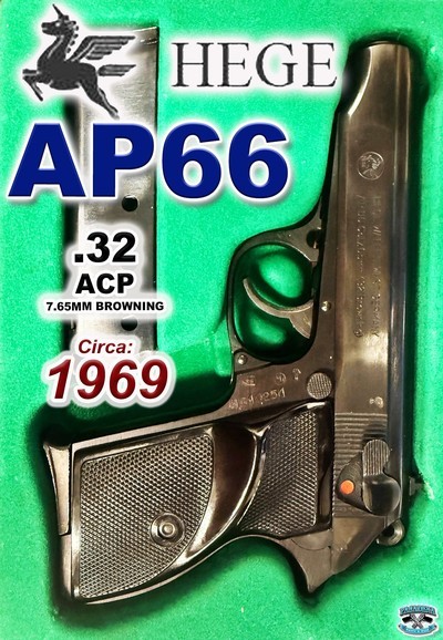 HEGE AP66 .32 ACP (7.65mm Browning) - Image 1 of 14