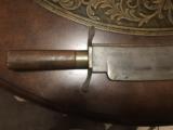 1830’S TEXAS CLIP POINT BOWIE KNIFE BRASS SPINE. - 3 of 9