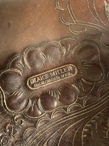 TEXAS RANGER HIGH BACK SADDLE OUTLINED STARS BOHLIN BUCKLE STRAP. - 1 of 10