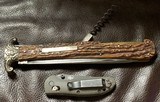 Hugh 1800’s folding knife. George Wards Celebrated cutlery. - 4 of 6