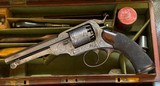 EXCEPTIONAL FACTORY ENGRAVED & CASED CSA KERR PERCUSSION REVOLVER. - 4 of 11