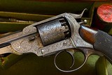 EXCEPTIONAL FACTORY ENGRAVED & CASED CSA KERR PERCUSSION REVOLVER. - 5 of 11