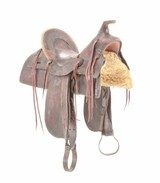 Main & Winchester Co. San Fran High Back Saddle 1870-1880's - 1 of 2