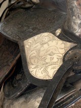 Cowboy Tom Mix sterling silver Saddle. - 2 of 15