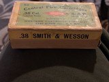 Factory Cased Panel scene engraved Smith & Wesson .38 cal. Revolver. Circa 1880. - 2 of 14