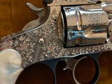 Factory Cased Panel scene engraved Smith & Wesson .38 cal. Revolver. Circa 1880. - 11 of 14