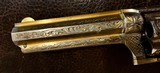 Factory Gold-Engraved Remington Smoot. Antique revolver. - 6 of 10