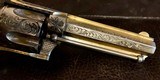 Factory Gold-Engraved Remington Smoot. Antique revolver. - 9 of 10