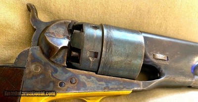 MINT CIVIL WAR 1860 COLT ARMY REVOLVER CIRCA 1862.