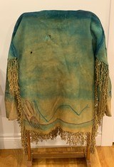 1800’s Indian beaded-Painted shirt. - 13 of 15