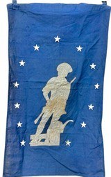 REVOLUIONARY WAR BATTLEFIELD FLAG. CARRIED BY SERGEANT YORK LINDSAY IN BATTLE. - 6 of 10