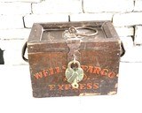 1800’s WELLS FARGO & CO EXPRESS GOLD STRONG BOX. - 9 of 12